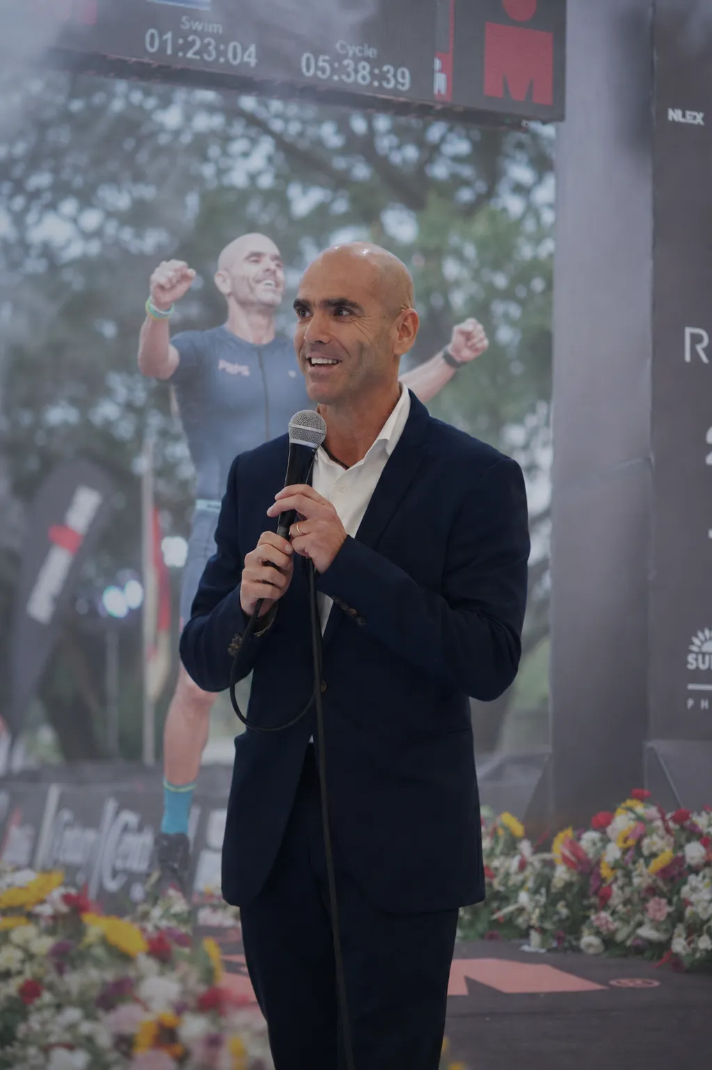 Coach Raz at an international endurance event